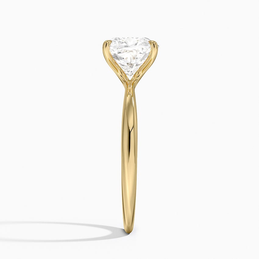 Holly Cushion lab-grown diamond ring, side2, 2 ct