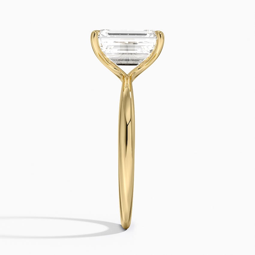 Heather Emerald lab-grown diamond ring, side2, 2 ct