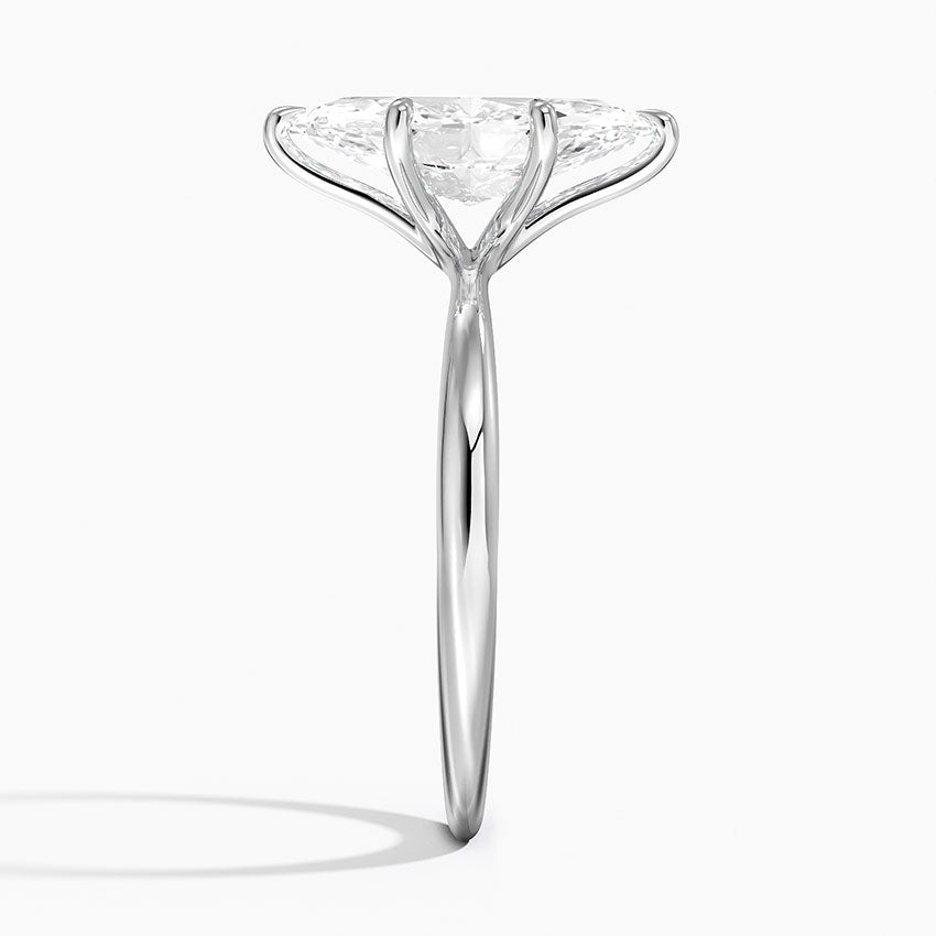 Wisteria Marquise lab-grown diamond ring, side2, 2 ct