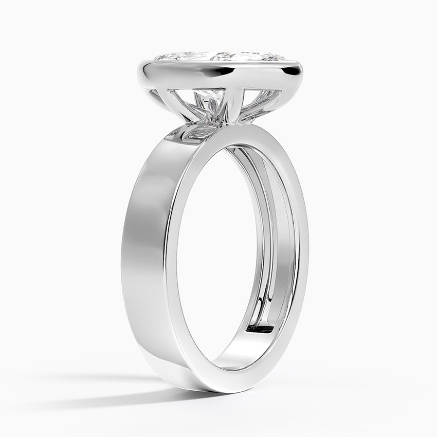 Belfast Marquise lab-grown diamond ring, side1, 2 ct