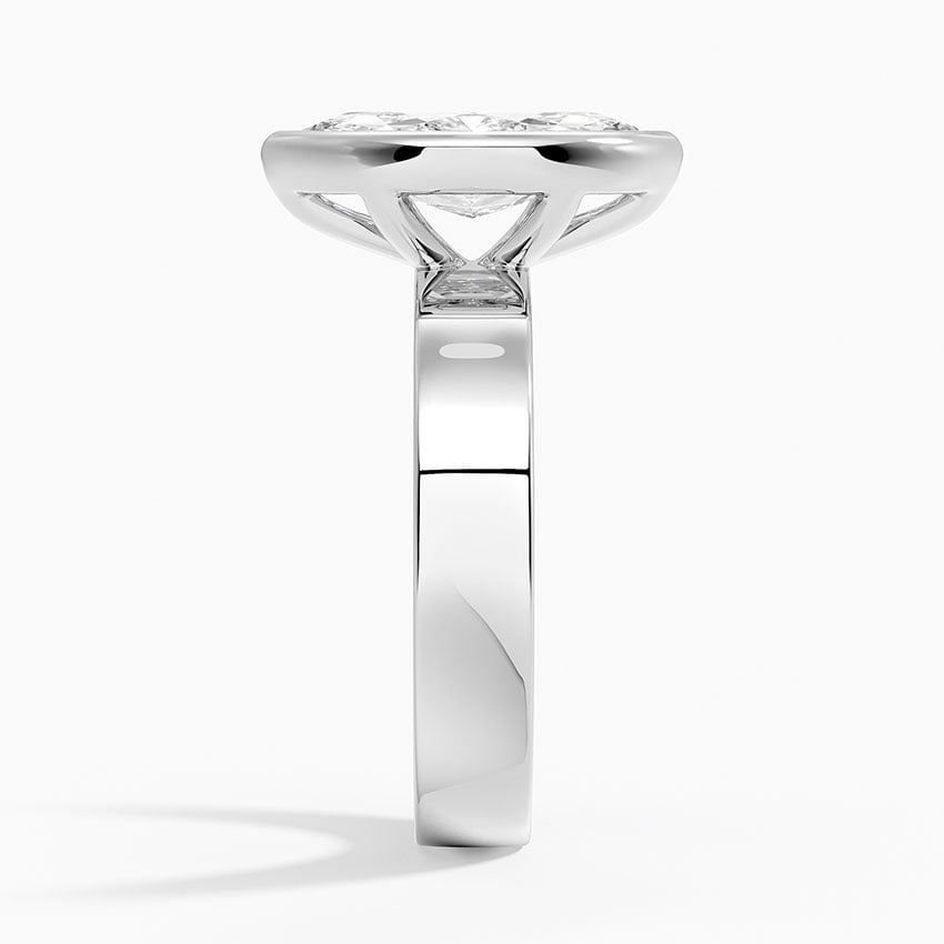 Belfast Marquise lab-grown diamond ring, side2, 2 ct