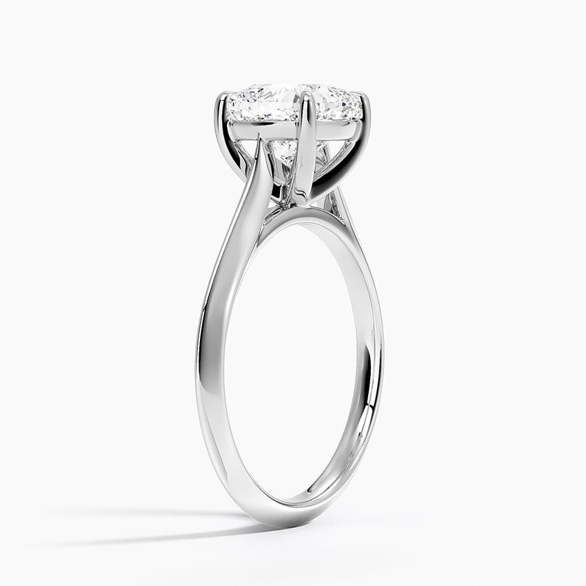 Songbird Cushion lab-grown diamond ring, side1, 2 ct