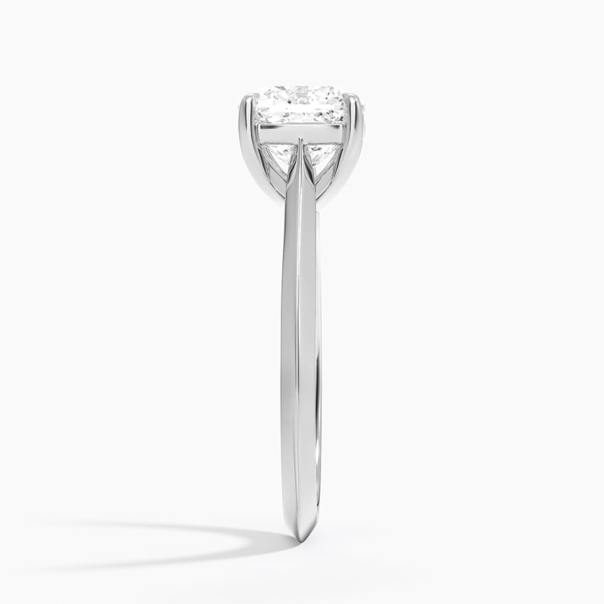 Songbird Cushion lab-grown diamond ring, side2, 2 ct