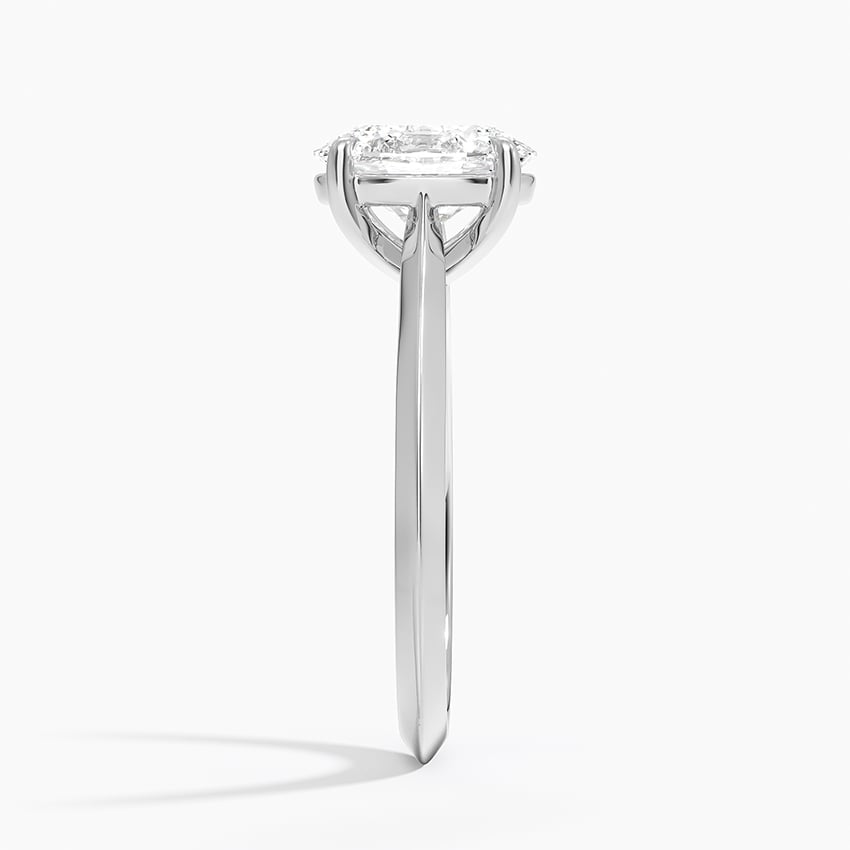 Homer Oval lab-grown diamond ring, side2, 2 ct