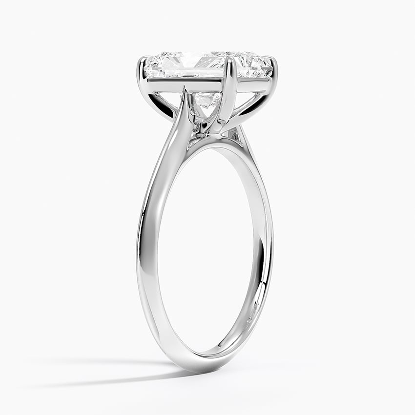 Andros Radiant lab-grown diamond ring, side1, 2 ct