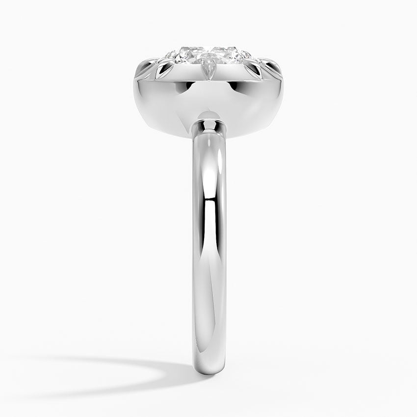 South Haven Round lab-grown diamond ring, side2, 2 ct