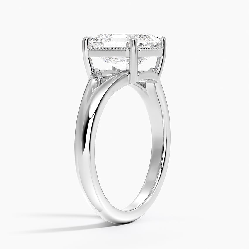 Elise Asscher lab-grown diamond ring, side1, 2 ct