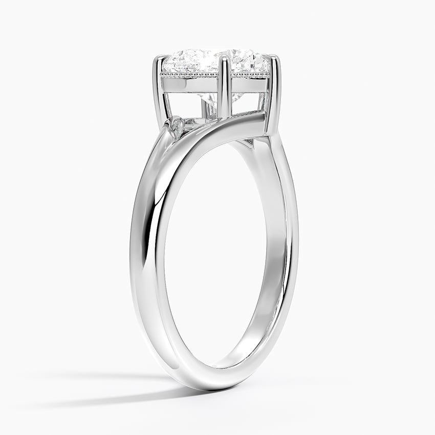Margot Heart lab-grown diamond ring, side1, 2 ct