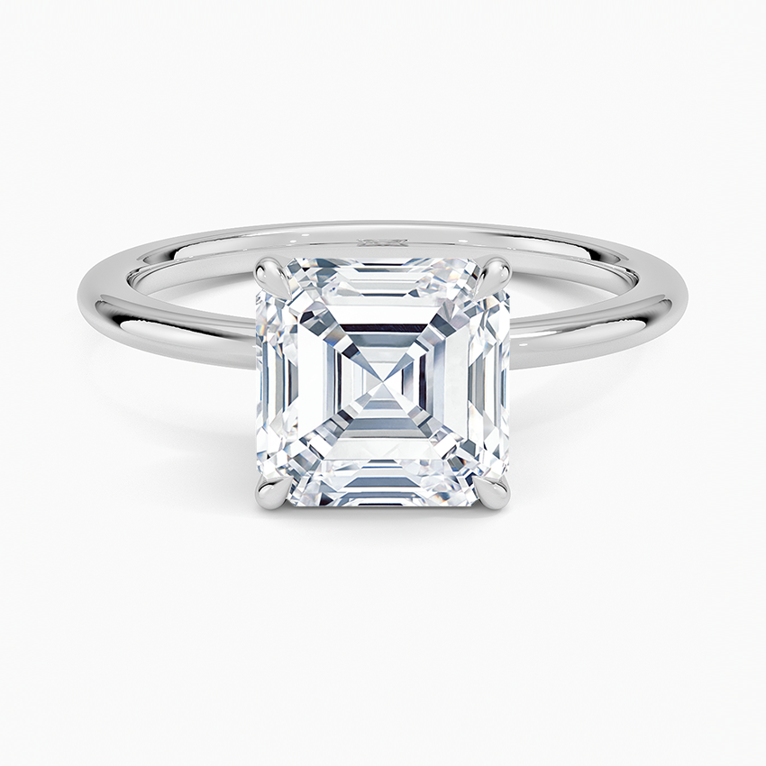 Beatrice Asscher lab-grown diamond ring, top, 2 ct