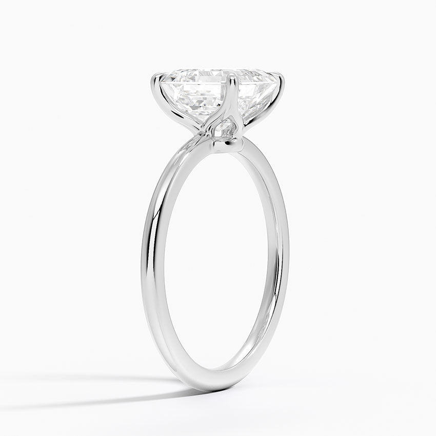 Beatrice Asscher lab-grown diamond ring, side1, 2 ct