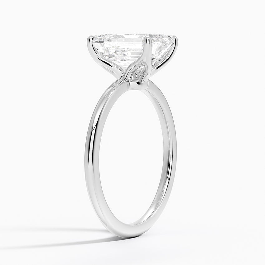 Cambria Emerald lab-grown diamond ring, side1, 2 ct