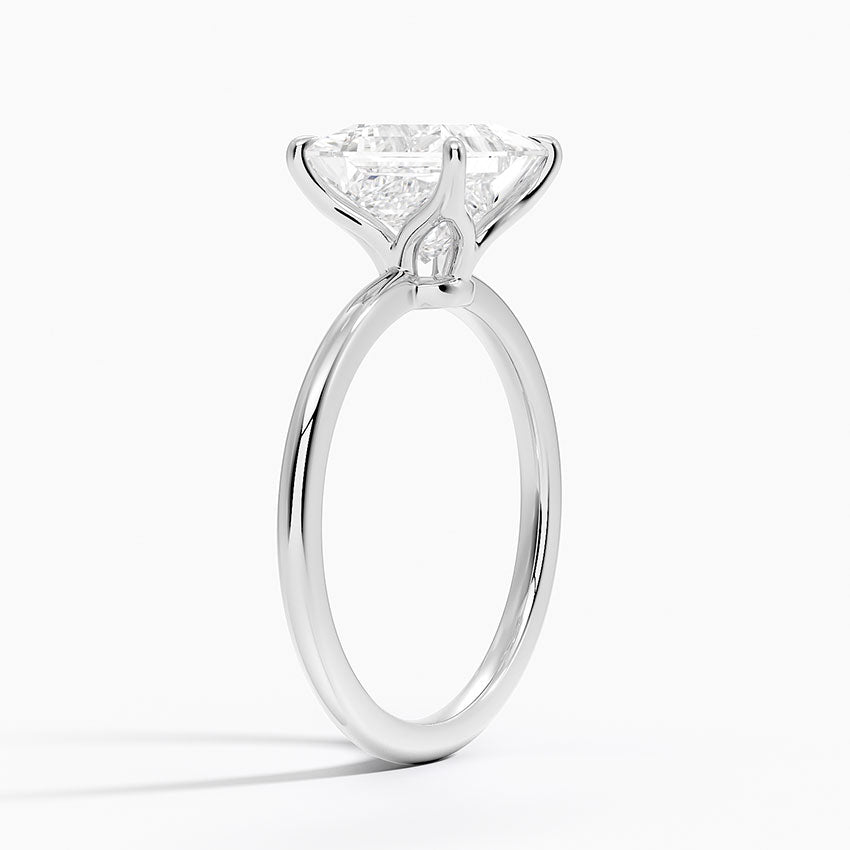 Daphne Princess lab-grown diamond ring, side1, 2 ct