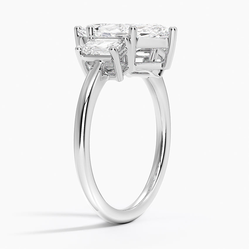 Gabrielle Marquise lab-grown diamond ring, side1, 2 ct