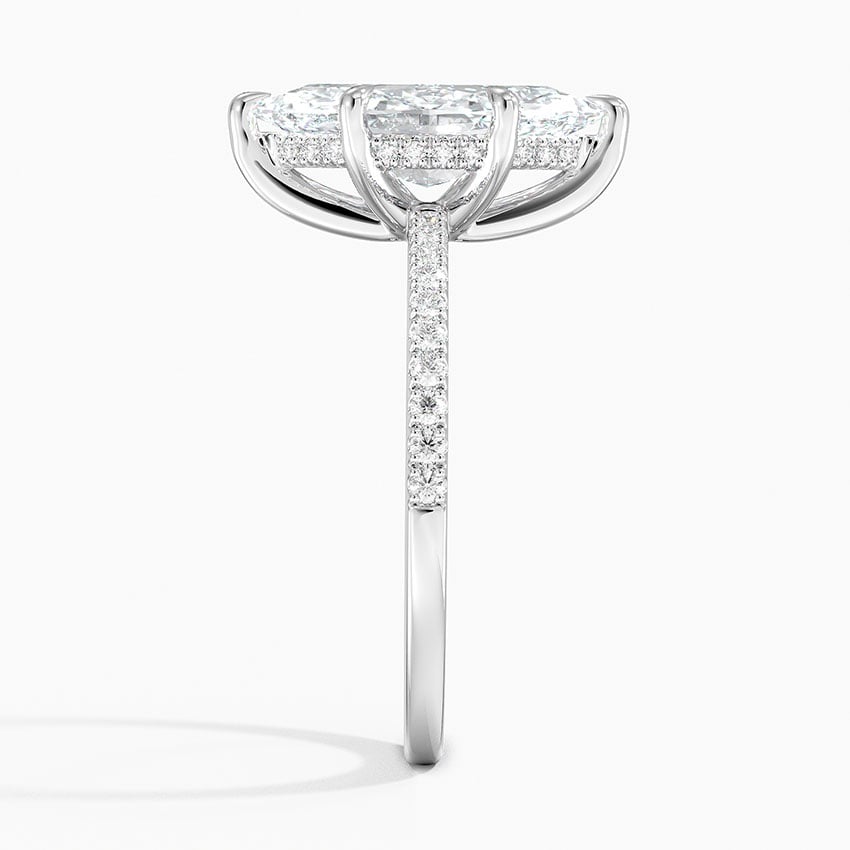 Theresa Marquise lab-grown diamond ring, side2, 2 ct