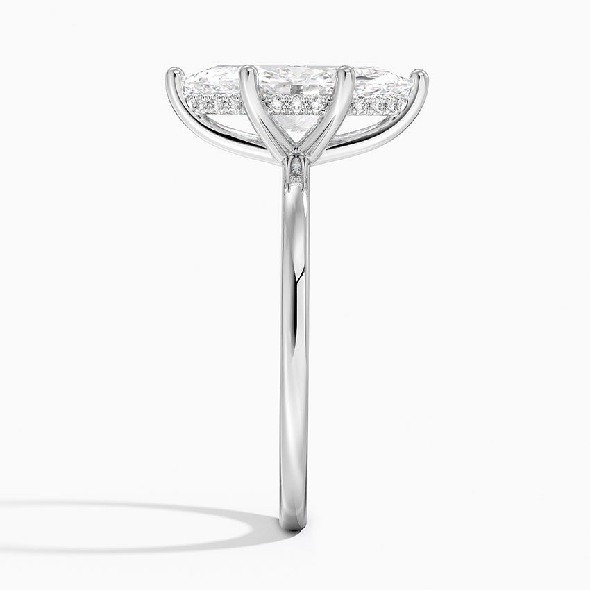 Josephine Marquise lab-grown diamond ring, side2, 2 ct