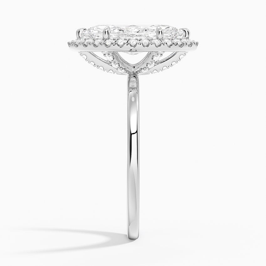 Hannah Marquise lab-grown diamond ring, side2, 2 ct