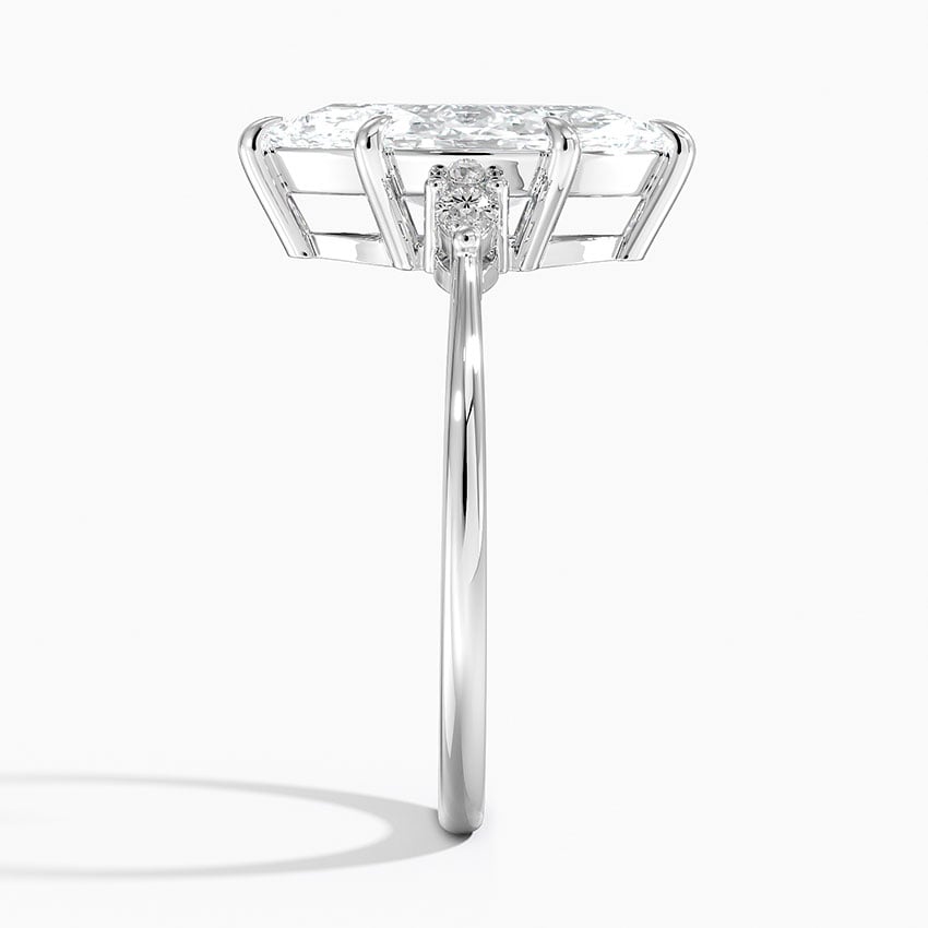 Matilda Marquise lab-grown diamond ring, side2, 2 ct