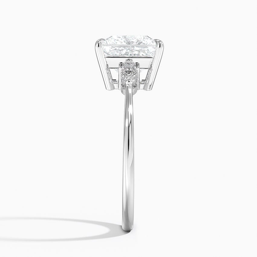 Phoebe Princess lab-grown diamond ring, side2, 2 ct