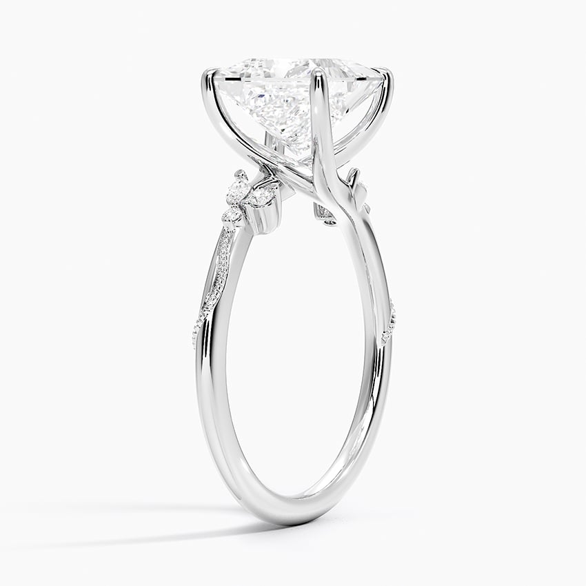 Whistler Princess lab-grown diamond ring, side1, 2 ct