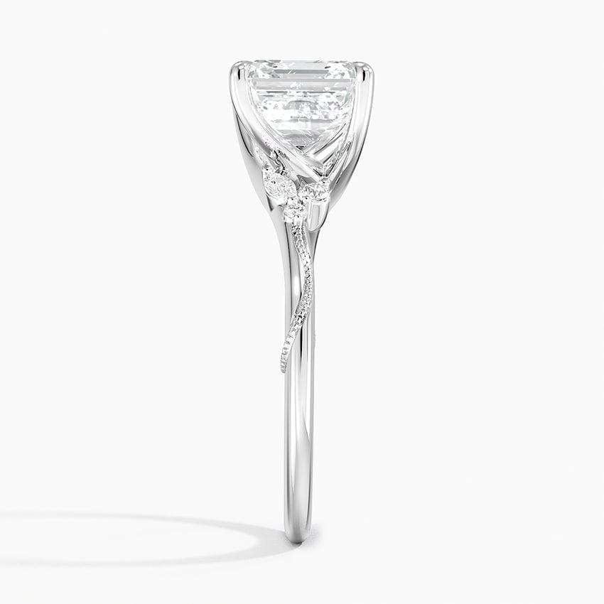 Whistler Princess lab-grown diamond ring, side2, 2 ct