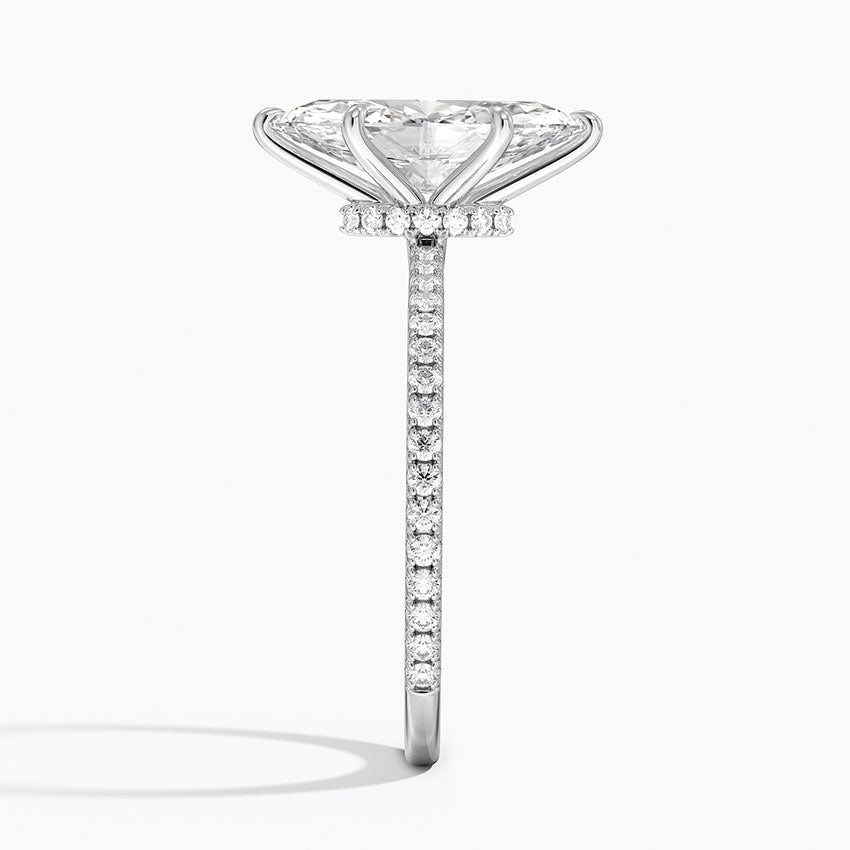 Simone Marquise lab-grown diamond ring, side2, 2 ct