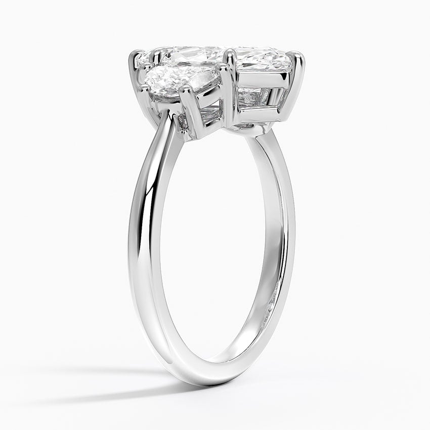 Anastasia Marquise lab-grown diamond ring, side1, 2 ct