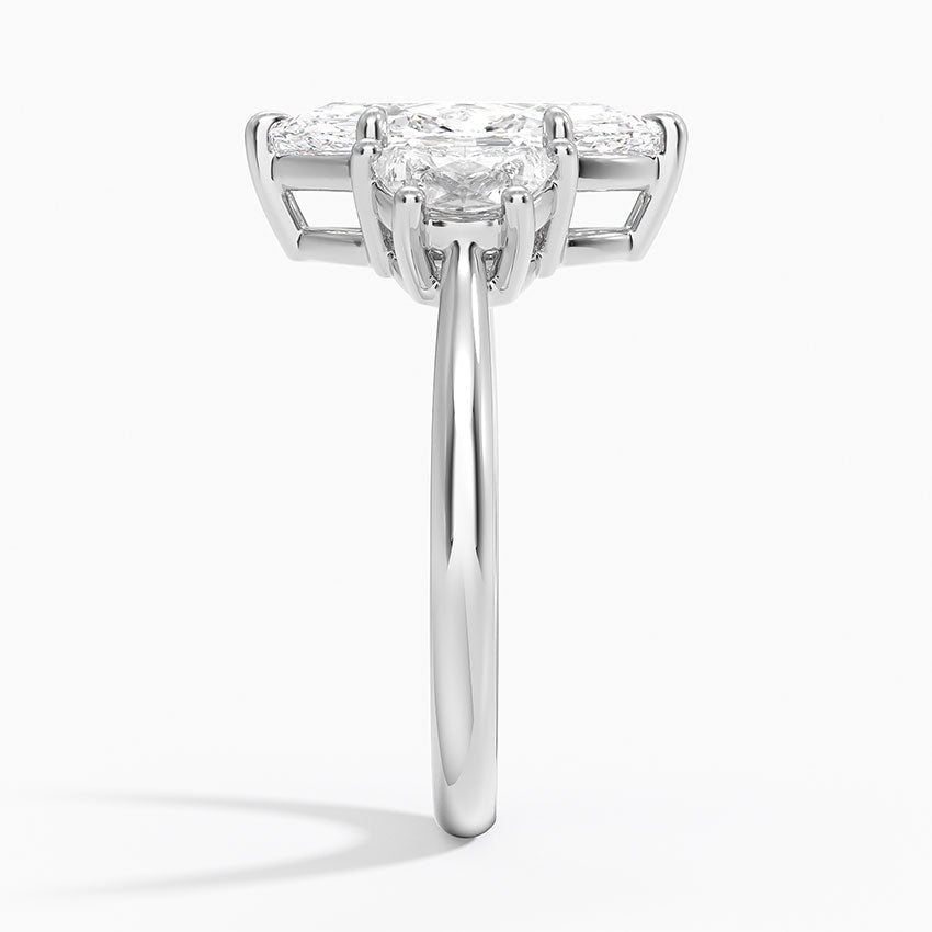 Anastasia Marquise lab-grown diamond ring, side2, 2 ct