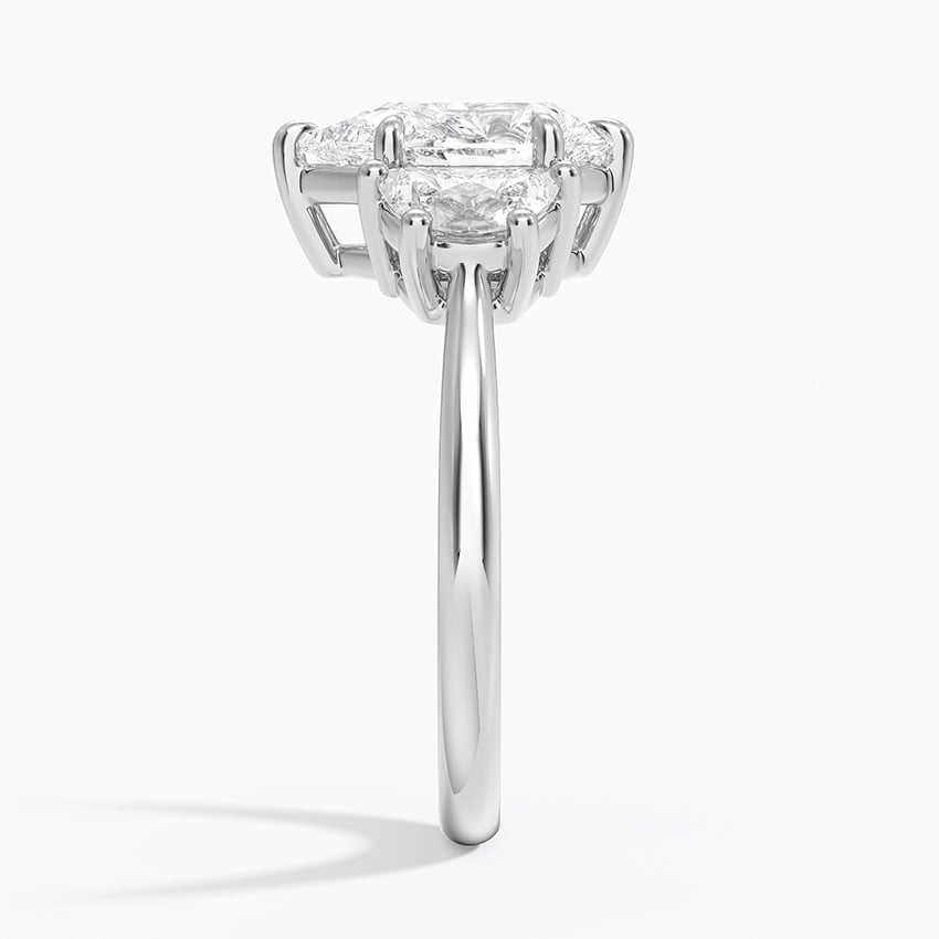 Chloe Pear lab-grown diamond ring, side2, 2 ct