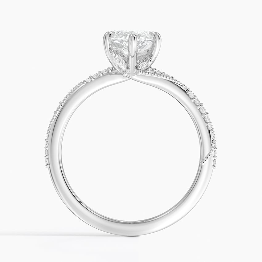 Honeysuckle Marquise lab-grown diamond ring, side2, 2 ct
