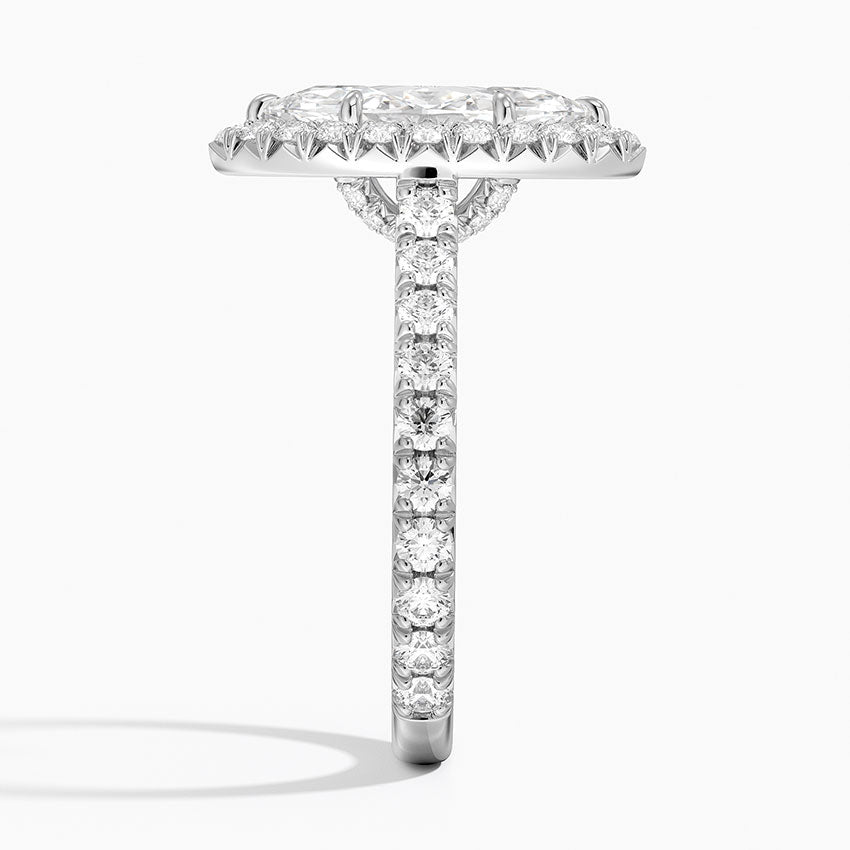 Irene Marquise lab-grown diamond ring, side2, 2 ct