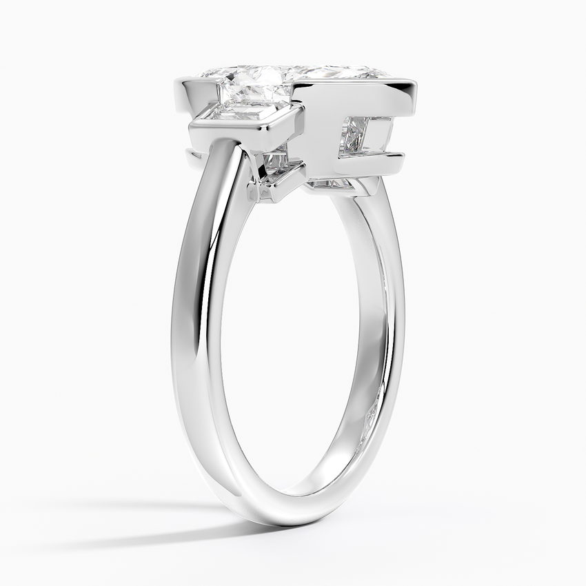 Cabo Marquise lab-grown diamond ring, side1, 2 ct