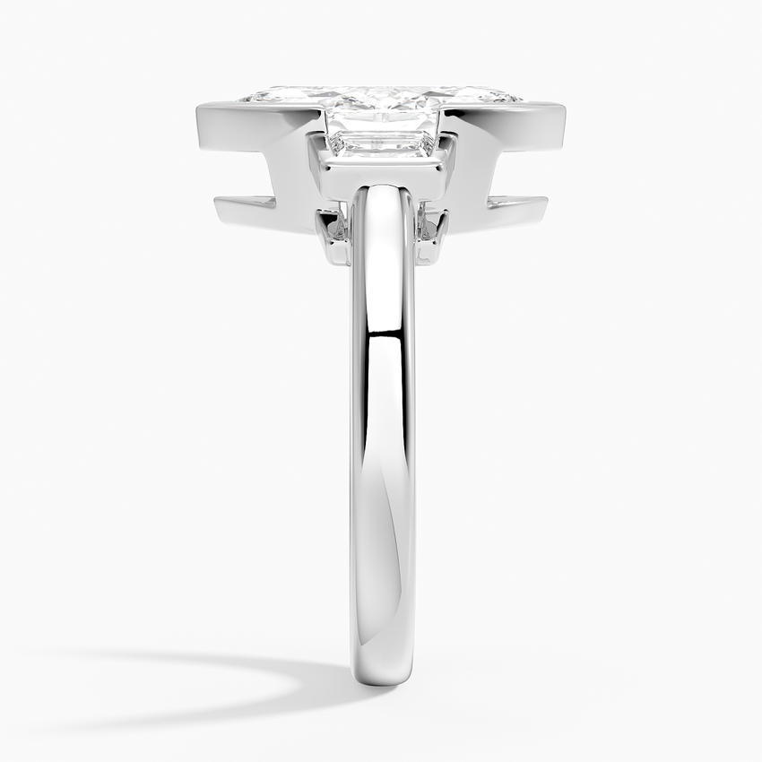 Cabo Marquise lab-grown diamond ring, side2, 2 ct