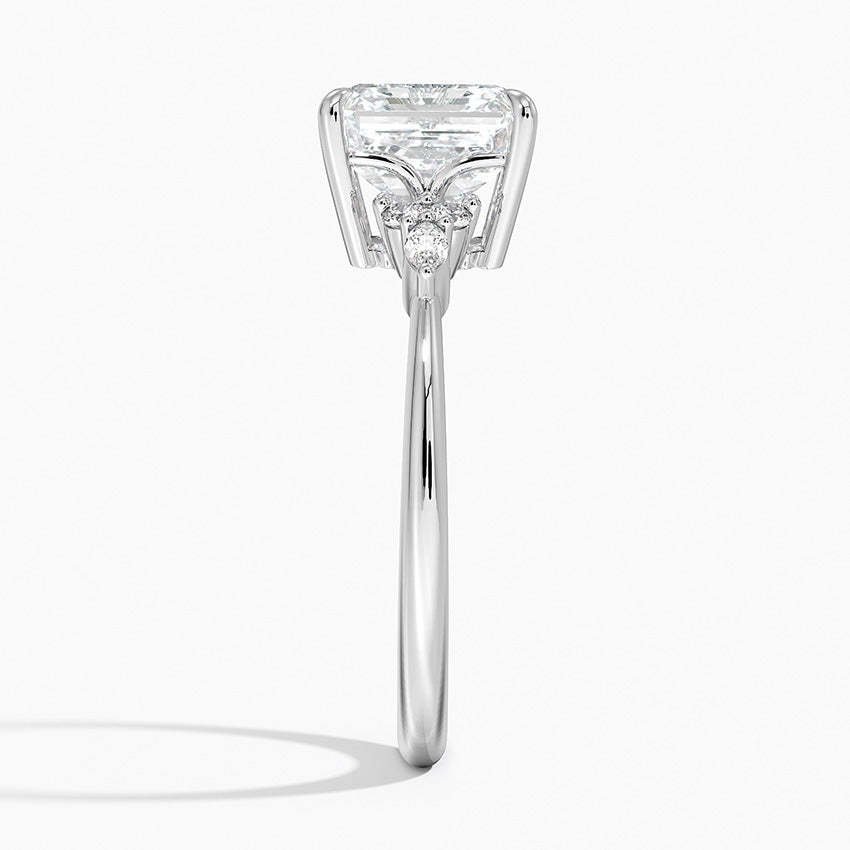 Farrah Asscher lab-grown diamond ring, side2, 2 ct