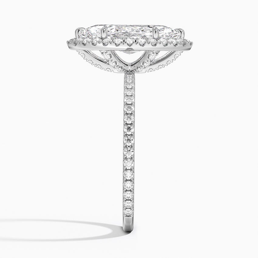 Tatiana Marquise lab-grown diamond ring, side2, 2 ct