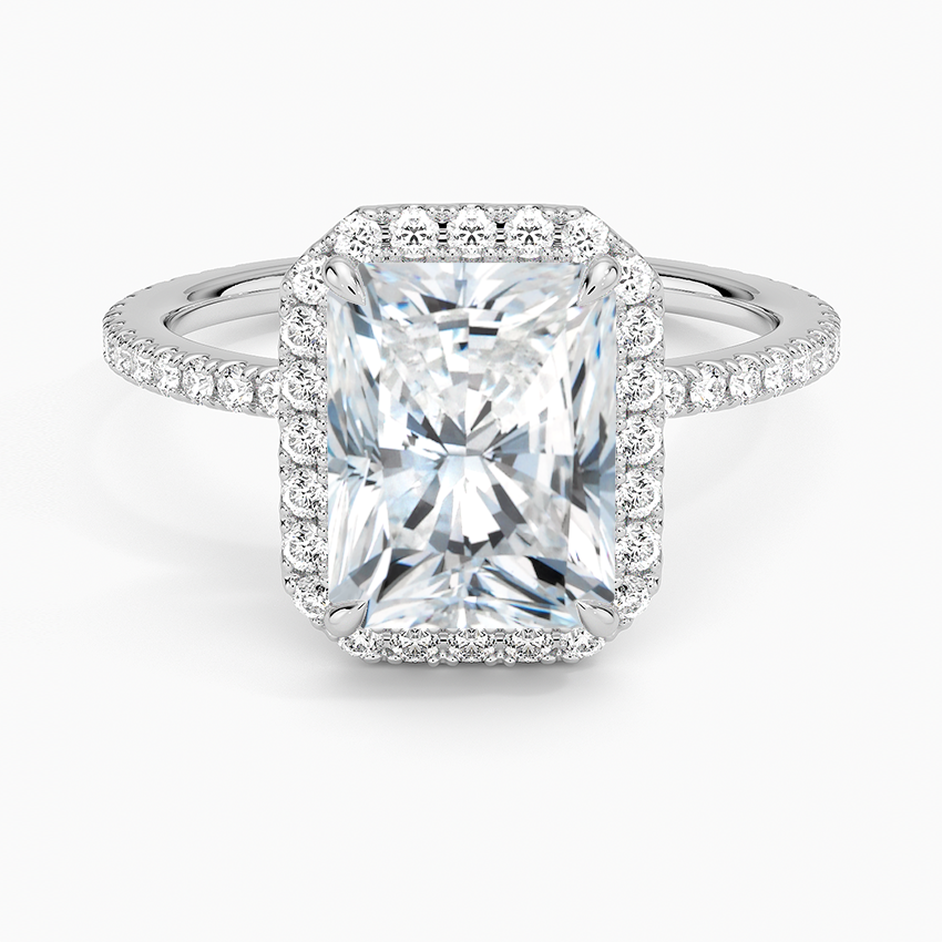 Anita Radiant lab-grown diamond ring, top, 2 ct