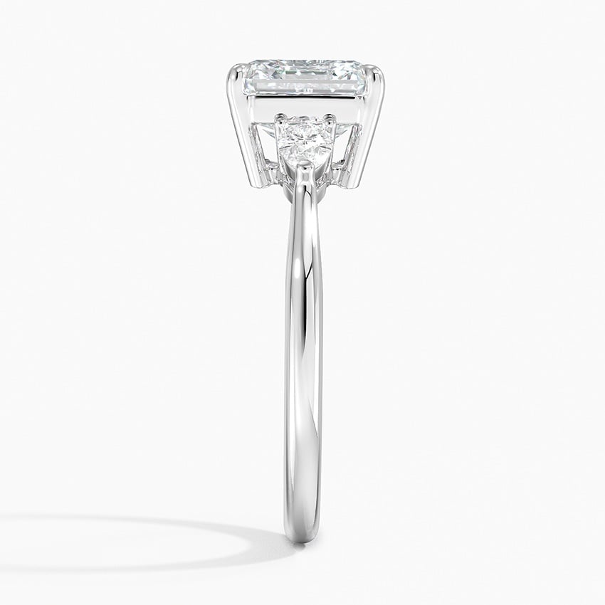 White Sands Asscher lab-grown diamond ring, side2, 2 ct