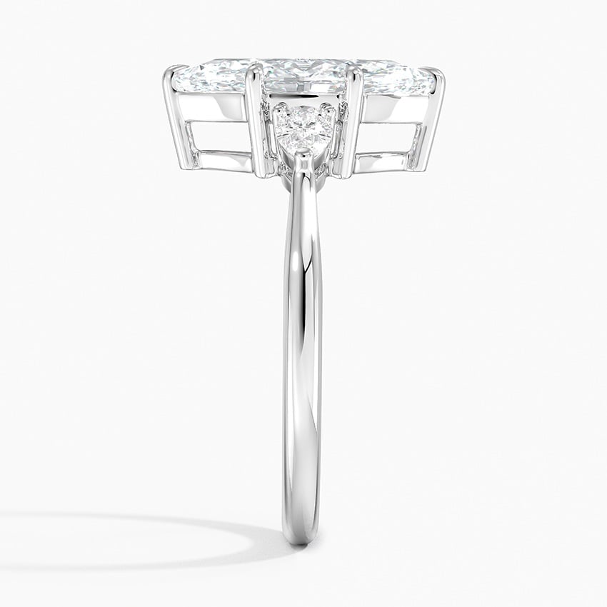 Kelsey Marquise lab-grown diamond ring, side2, 2 ct