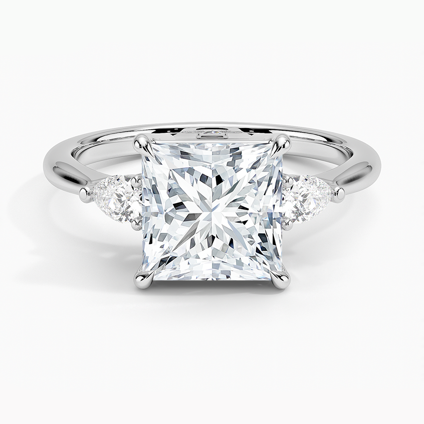 Mabel Princess lab-grown diamond ring, top, 2 ct