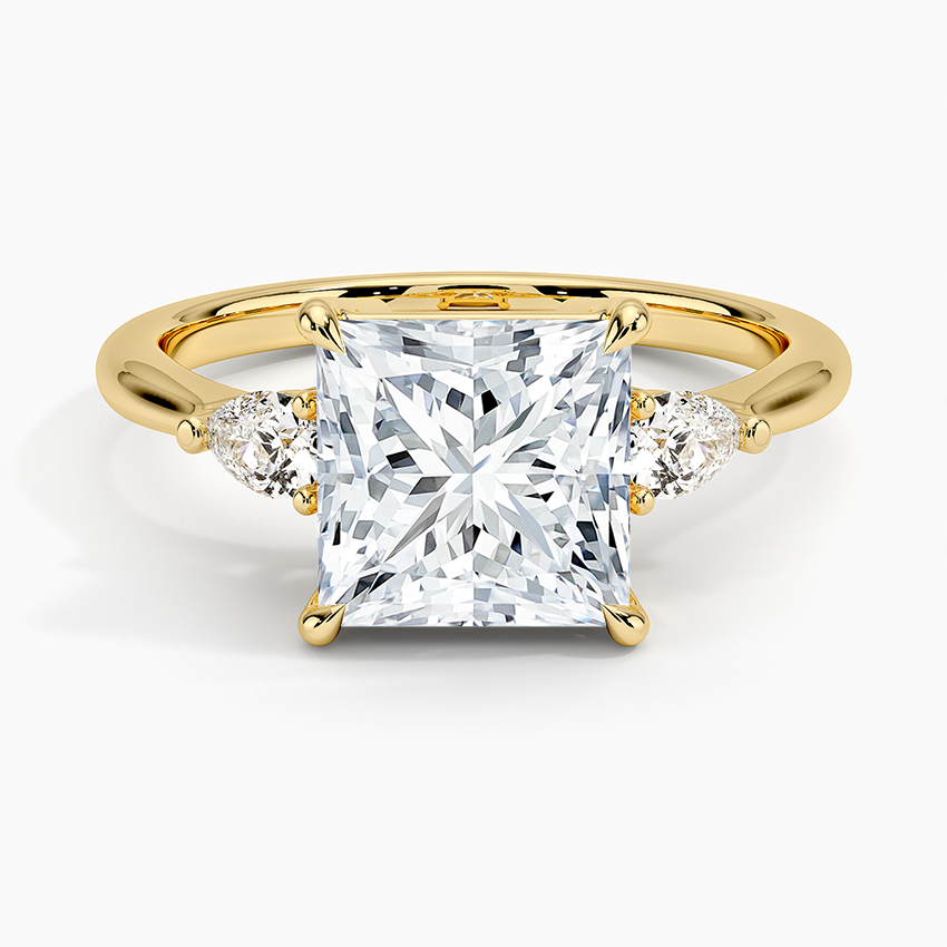 Mabel Princess lab-grown diamond ring, top, 2 ct