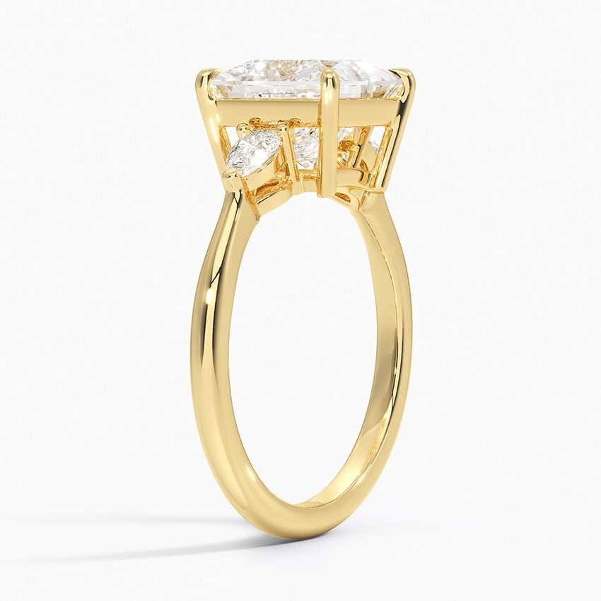 Mabel Princess lab-grown diamond ring, side1, 2 ct