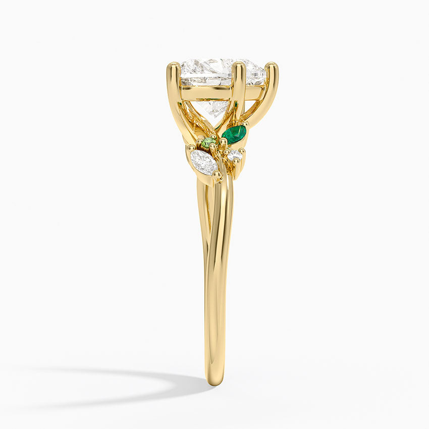 Ruth Heart lab-grown diamond ring, side2, 2 ct