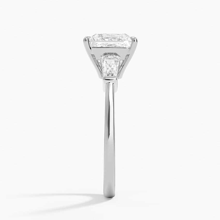 April Princess lab-grown diamond ring, side2, 2 ct