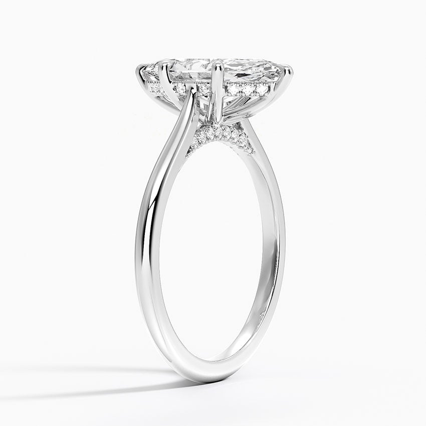 Noelle Marquise lab-grown diamond ring, side1, 2 ct