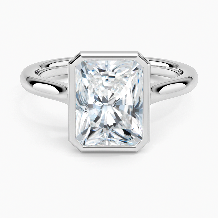 Sparrow Radiant lab-grown diamond ring, top, 2 ct