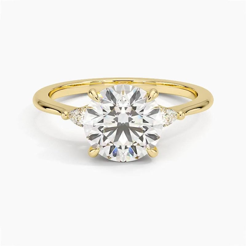 Byron Diamond Ring - Yellow Gold - 360 Loop