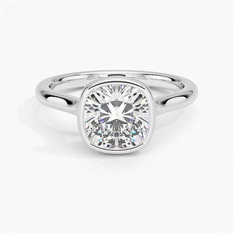 Cannes Diamond Ring - White Gold - 360 Loop