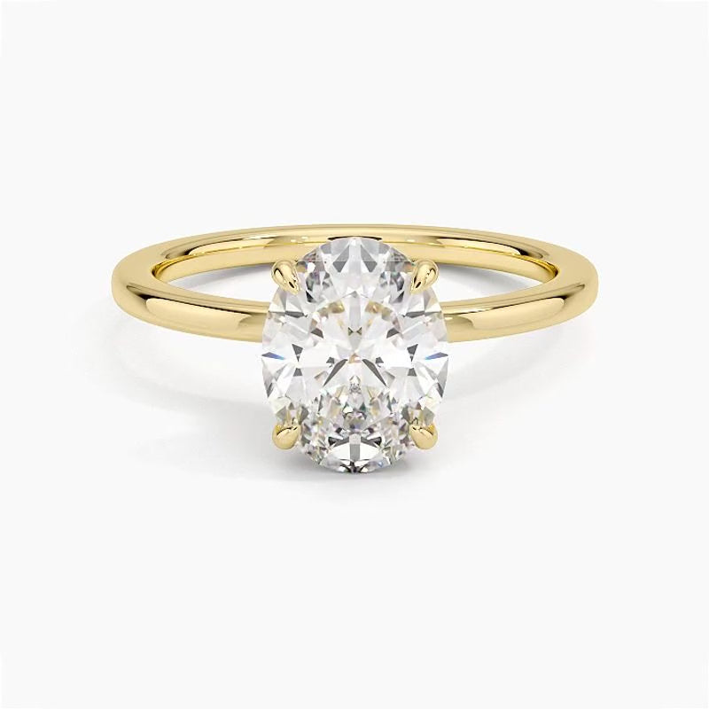 Jaipur Diamond Ring - Yellow Gold - 360 Loop