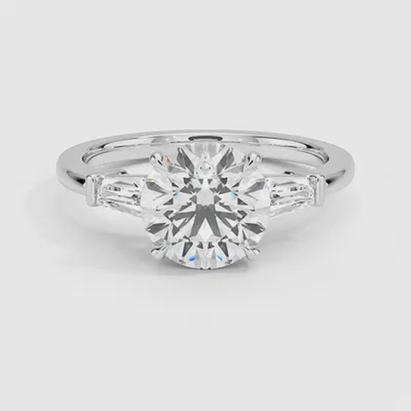Malibu Diamond Ring - White Gold - 360 Loop