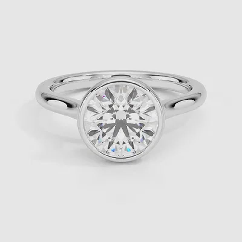 Jeju Diamond Ring - White Gold - 360 Loop