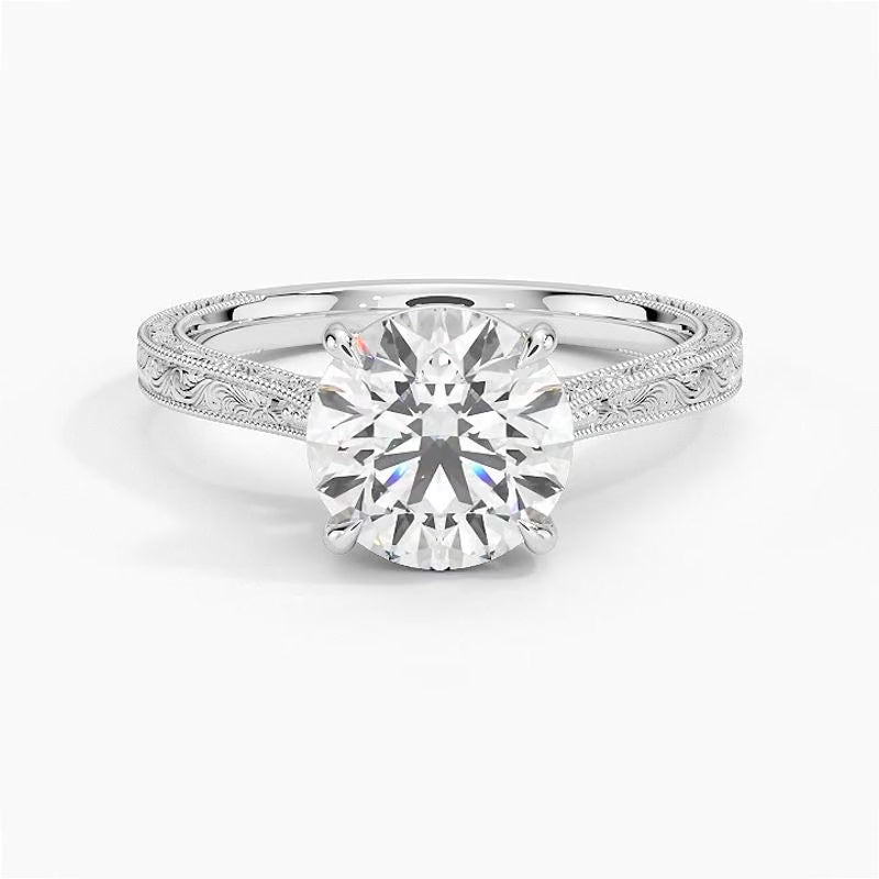 Okinawa Diamond Ring - White Gold - 360 Loop